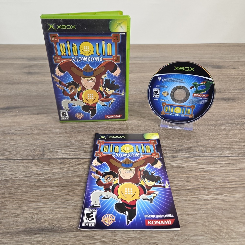 Xiaolin Showdown Original Xbox 2006 Tested Working CIB Complete Konami